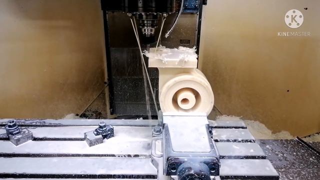CNC milling 3 Axis production gate valve, #plastic. смотреть онлайн