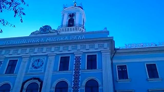 Чернівці, ратуша, січень 2016. смотреть онлайн