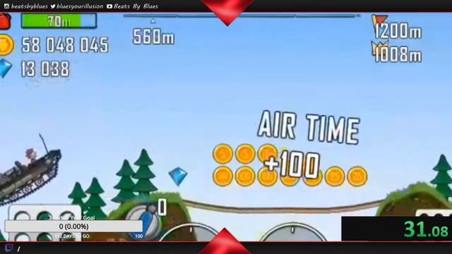 **WR** Hill Climb Racing - Forest - 50m-1000m Speedrun (1:11.67s) смотреть онлайн