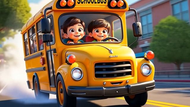 Сборник Wheels on the Bus! Веселые песенки для детей о школьном автобусе