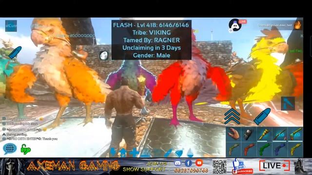 AxeMan Gaming Livestream: Argentavis🦅 Race On Server смотреть онлайн