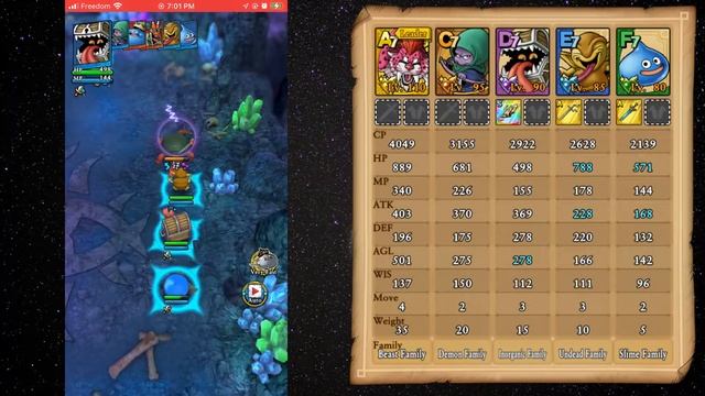 Blossom Slime Road 1 | No S Units, 150 Weight [Dragon Quest Tact] смотреть онлайн