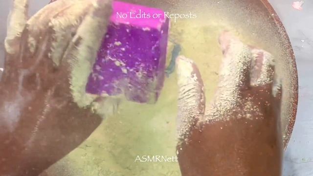 ASMR Dusty Neon Dyed BSN Gym Chalk Crush | Oddly Satisfying смотреть онлайн