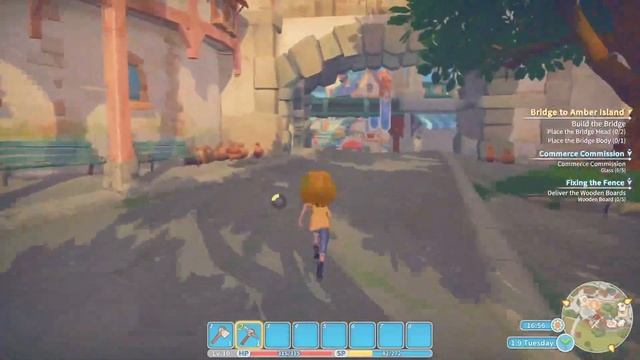 Grinding for Ore | My Time at Portia Part 3 | Craft, Build, Farm смотреть онлайн