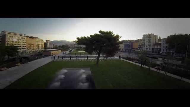 Promenade du Paillon en drone Coulée verte Nice, Octobre 2013 HD смотреть онлайн