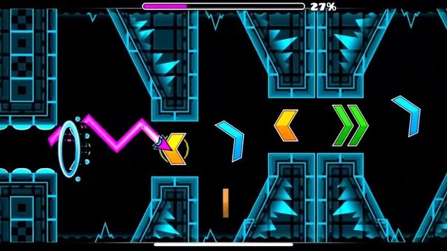 Geometry Dash Forsaken Neon by Zobros and TRIaxes 50% смотреть онлайн