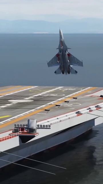WOW! Su-33 cobra landing #shorts смотреть онлайн