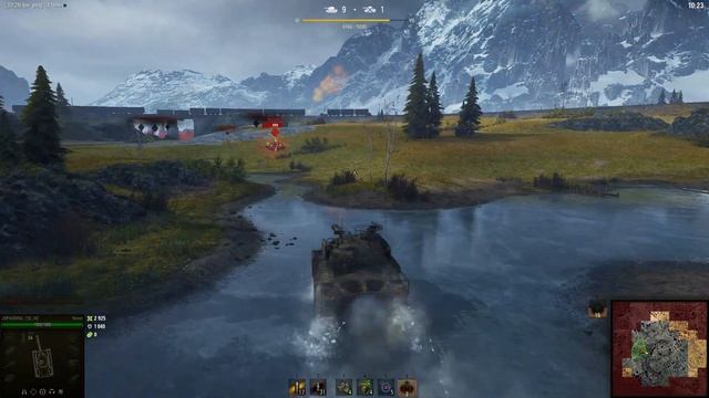 World Of Tanks. Стальной охотник. Карта Фирнульфир. Танк Raven. Топ 1. смотреть онлайн