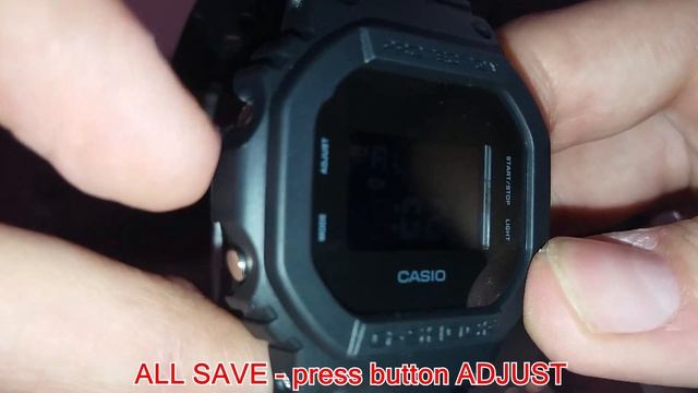 Setting Casio G-Shock DW-5600BB Manual 3229 To Set Alarm