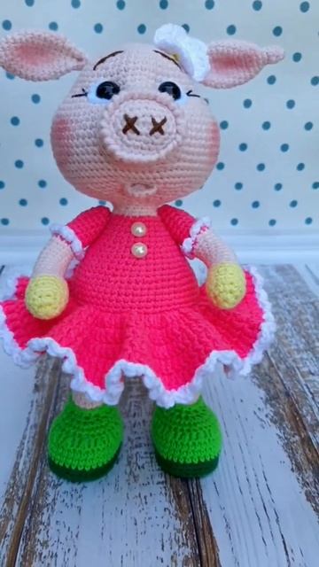 свинка Фрося связала @igrushkinatali по Мк Марии Устюшкиной смотреть онлайн