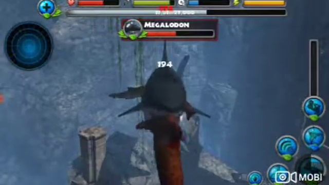 Dolphin Simulator Gluten Free Games - Megalodon Boss Battle - смотреть онлайн