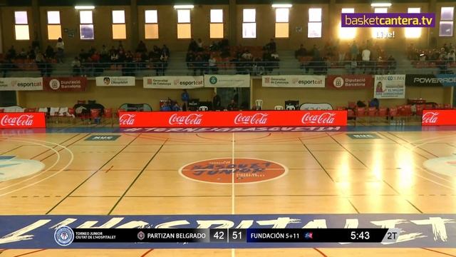 Live - U18M - PARTIZAN BELGRADO vs BASKONIA FUNDACIÓN 5 + 11.- Torneo Junior L´Hospitalet 2020 смотреть онлайн