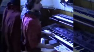 Павел Есенин на студии (Новосибирск, 1997)