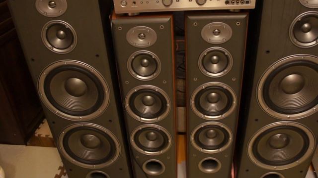 JBL Northridge E100 + E80 + Yamaha RX-V659 смотреть онлайн