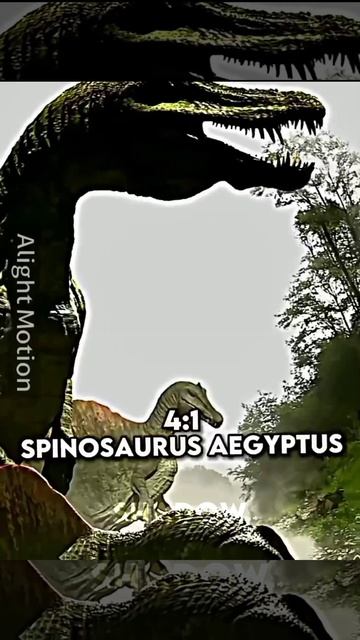 Tyrannosaurus rex vs Spinosaurus aegyptus#shorts #edit#jurassicworld смотреть онлайн