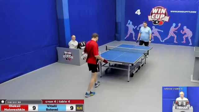 04:30 Головешкин Алексей 3-2 Соловей Виталий стол 4 ЮГ-7 20.04.22 смотреть онлайн