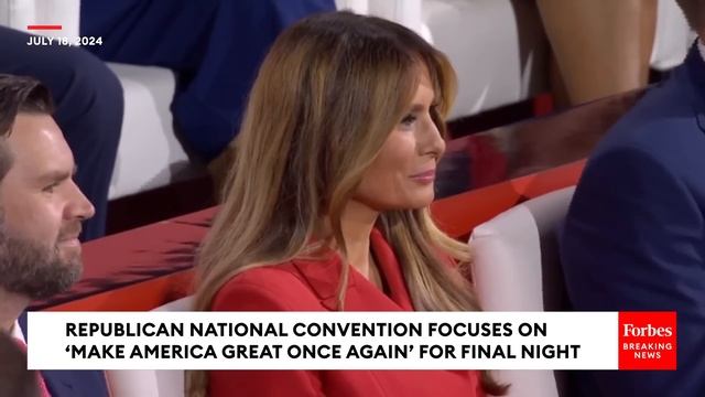 Former President Trump Thanks Wife Melania, Children During RNC Speech смотреть онлайн