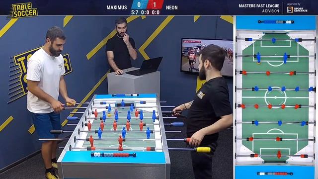 Table Football | A.Baghdasaryan (MAXIMUS) - E.Ghazaryan (NEON) | 07.09.2021 14:10(GMT+4) | MFL A смотреть онлайн