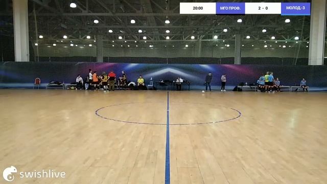 Чемпионат Москвы по мини-футболу МГО ПРОФ. VS МОЛОД.-3 смотреть онлайн