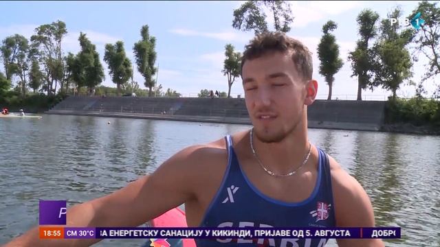 Zlatna i srebrna medalja sa takmičenja iz kajaka stižu u Bačku Palanku смотреть онлайн