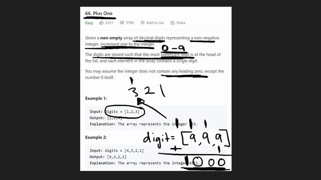 05 - Leetcode 066: Plus One (RU) смотреть онлайн