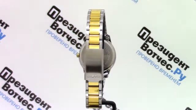 Часы Casio LTP-1303SG-7A [LTP-1303SG-7AEF] - Круговой обзор от PresidentWatches.Ru смотреть онлайн