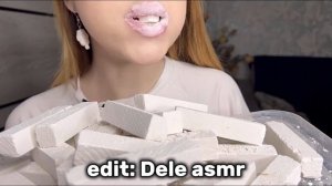 Сухой хрустящий мел/Dry crispy chalk ed: Alisha Asmr