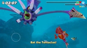 Hungry Shark World - Collosal Squid Boss