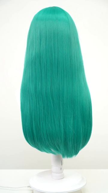 DokiDoki Anime Urusei Yatsura Cosplay Lum Wig Long Green Wig смотреть онлайн