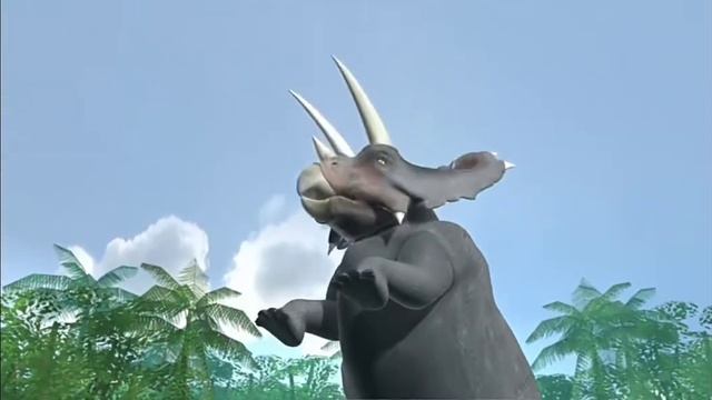 Battle dinosaur : parasaurolophus vs titanoceratops смотреть онлайн