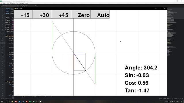 Unit Circle animation with python (code in description) смотреть онлайн