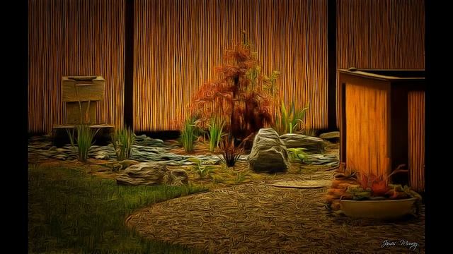 Zen Garden Paintings in Style of Rembrandt - Zen Garden Images смотреть онлайн