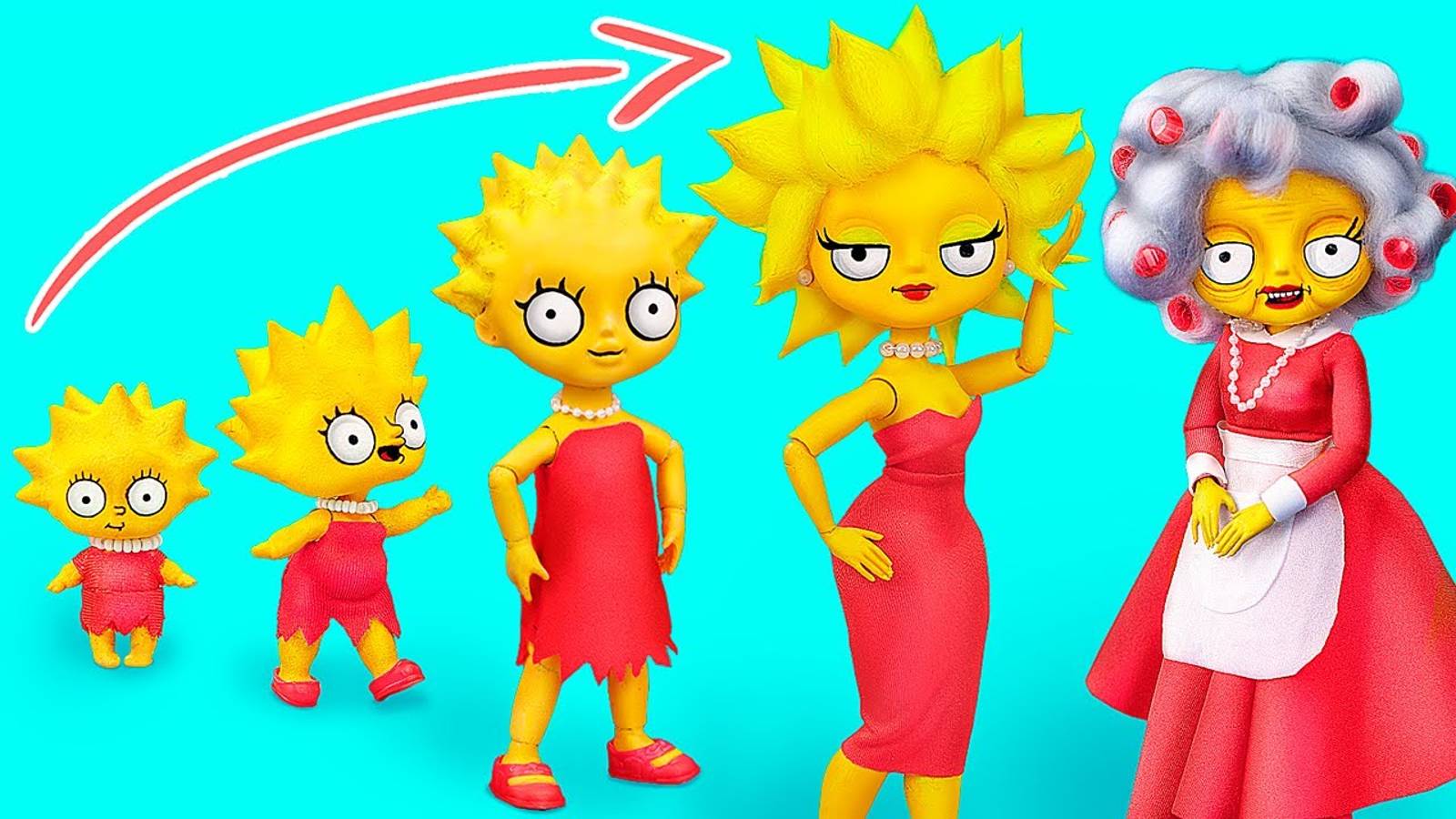 Лиза Симпсон растёт! 11 лайфхаков для ЛОЛ Сюрприз смотреть онлайн