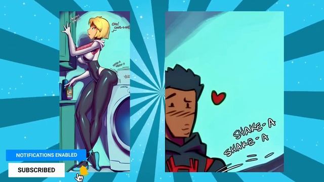 🕷️Gwen couldn't hold back in front of Miles | Comic Dub смотреть онлайн