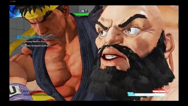 Street Fighter V - Zangief Challenge Trials with autohotkey смотреть онлайн