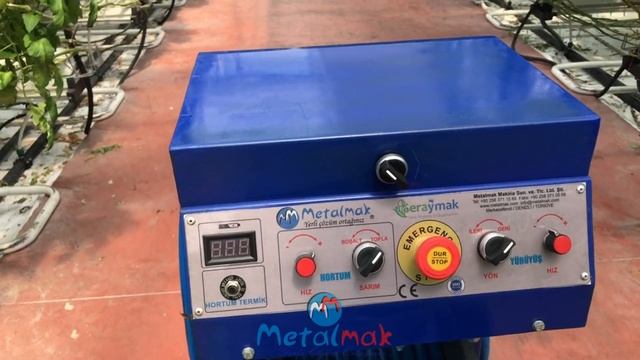 METALMAK MAKİNA SERAYMAK SERA MAKİNALARI // METALMAK MACHINE SERAYMAK GREENHOUSE EQUIPMENTS смотреть онлайн