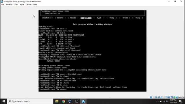 arch linux create separate /boot partition смотреть онлайн
