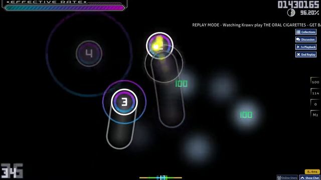 Osu! The Oral Cigarette - Get Back (5,49 stars) смотреть онлайн
