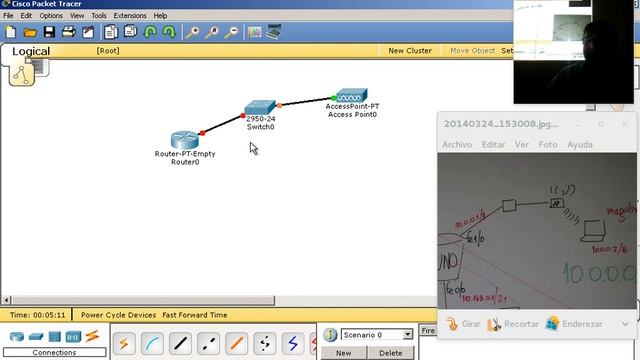 Parte 1: Topologia de Red Nº 1/ Cisco Packet Tracer / Email, DHCP, DNS, HTTP y AP смотреть онлайн