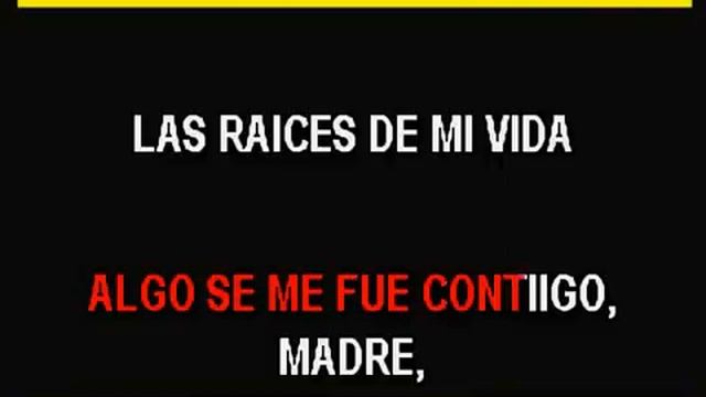 Rocio Jurado Algo se me fue contigo KARAOKE MADRE смотреть онлайн
