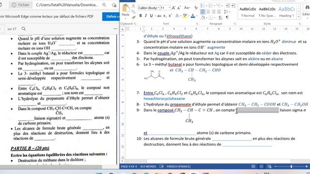 Bac : Correction Examen Chimie Juillet 2021 SVT - SMP смотреть онлайн