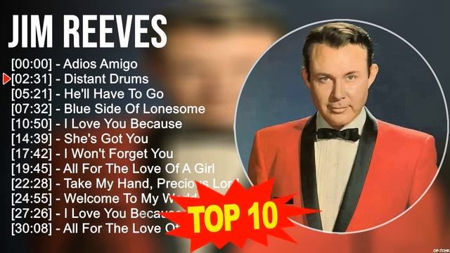 J i m R e e v e s Greatest Hits 💚 Top 200 Artists of All Time 💚 80s 90s Country Music смотреть онлайн