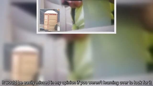 Porta-Potty Voyeur Ends Up Recording Himself On Camera