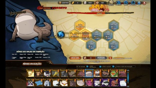 Upando a Invocação Salamandra - Naruto Online смотреть онлайн