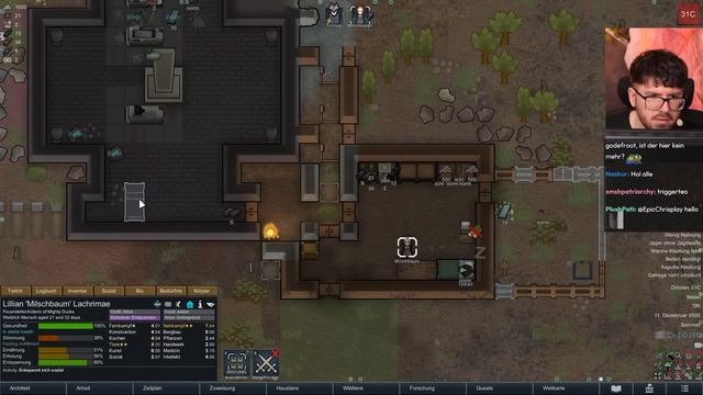 Zombieangriff auf Milschbaum?! | (T)Rimworld смотреть онлайн