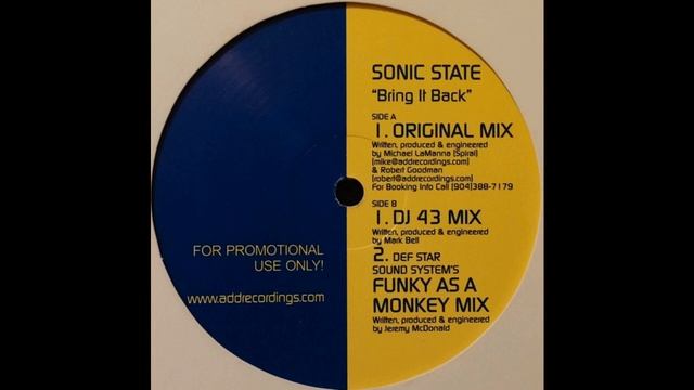Sonic State - Bring it Back (DJ 43 Mix) смотреть онлайн