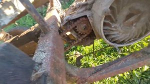 ремонт мотороллер муравей. 1 часть