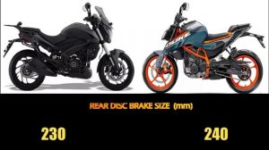 KTM Duke390 vs BAJAJ Dominar 400 specs, features. #ktm #duke #bajaj #dominar400