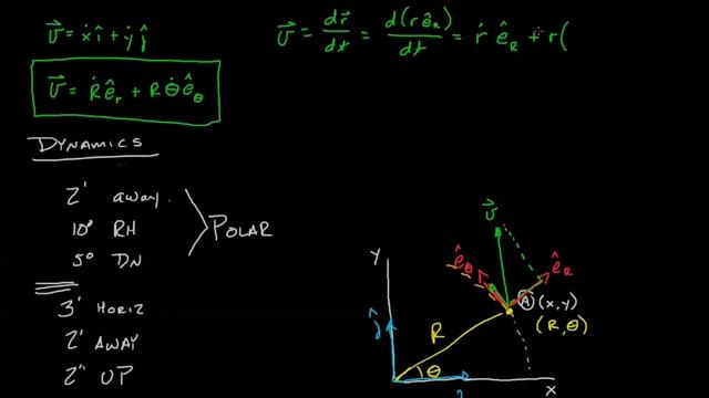 Engineering Dynamics 14.1-02 Polar Velocity Vector смотреть онлайн