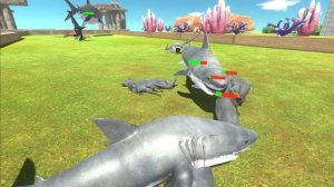 Wolly Mammoth or Megalodon - Who is The Boss? | Animal Revolt Battle Simulator